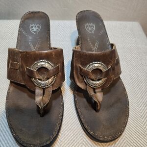 Ariat Brown Leather Sandals